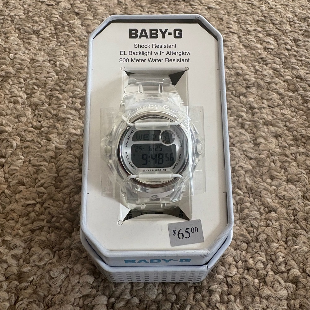 G-Shock Clear Smartwatch with Shock Resistance